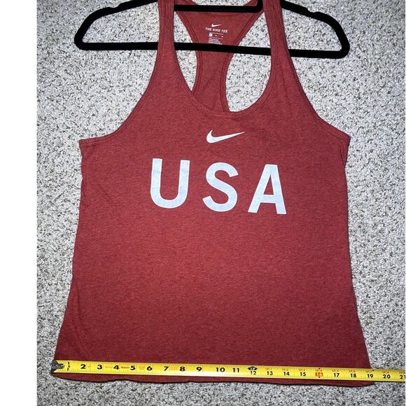 Red USA Olympic Nike Top - Racerback Tank Top -  Great Condition - Picture 5 of 9